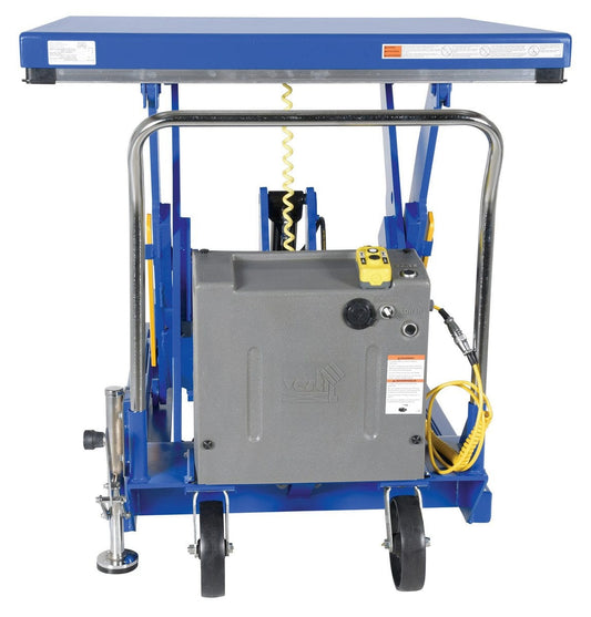 Centerline Dynamics LIft & Tilt Tables Vestil Steel Heavy Duty Portable Scissor Lift Table 46 In. 1000 Lb. Capacity