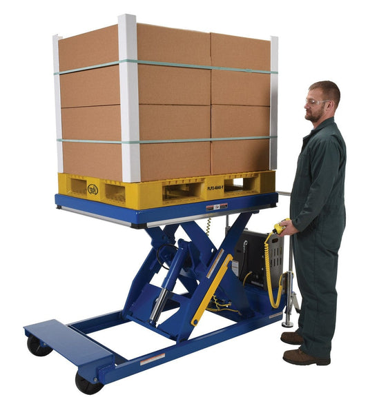 Centerline Dynamics LIft & Tilt Tables Vestil Steel Heavy Duty Portable Scissor Lift Table 46 In. 1000 Lb. Capacity