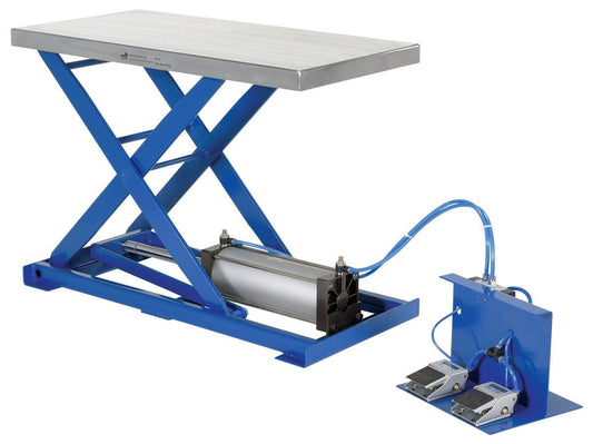 Centerline Dynamics LIft & Tilt Tables Vestil Steel Pneumatic Scissor Lift Table 39-1/2 In. x 19-3/4 In. x 29-1/2 In. 200 Lb. Capacity