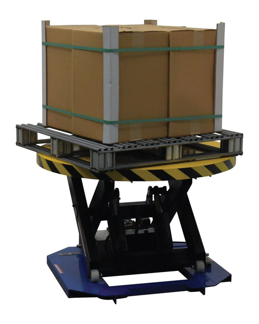 Centerline Dynamics LIft & Tilt Tables Vestil Steel Powered Lift Table with Manual Rotation 4000 Lb. Capacity