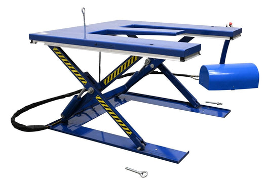 Centerline Dynamics LIft & Tilt Tables Vestil Steel U Type Electric Lift Table 2000 Lb. Capacity