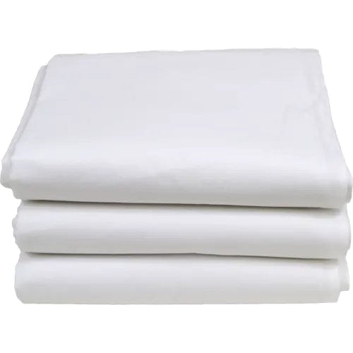 Centerline Dynamics Linens Hotel Basics Queen Size Bed Sheets XL, 115" x 90", White - 12 Pack