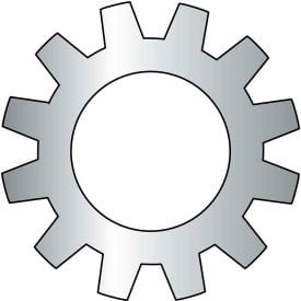 Centerline Dynamics Lock Washers Brighton-Best External Tooth Lock Washer, Steel, Zinc CR+3, Pkg of 1000, BBI 239080, 5/16"