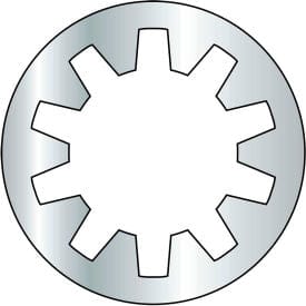 Centerline Dynamics Lock Washers Brighton-Best Internal Tooth Lock Washer, Steel, Zinc CR+3, Pkg of 2500, BBI 240070, 1/4"