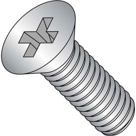 Centerline Dynamics Machine Screws Machine Screw - M4 x 0.7 x 6mm - Phillips Flat Head - Class 4.8 - Steel - Zinc - DIN 965A - 1000 Pk