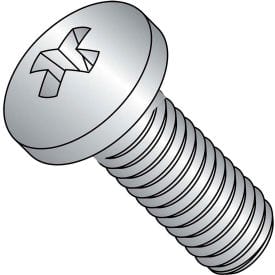 Centerline Dynamics Machine Screws Machine Screw - M6 x 1.00 x 16mm - Phillips Pan Head - Class 4.8 - Steel - Zinc - DIN 7985A - 200 Pk
