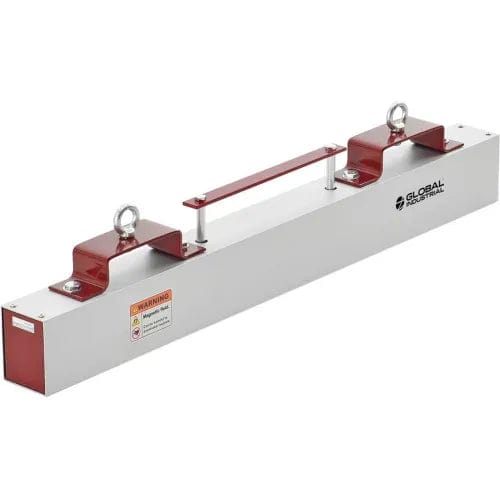 Centerline Dynamics Magnetic Sweepers Hang-Type Magnetic Sweeper With Forklift Hanger, 36" Cleaning Width