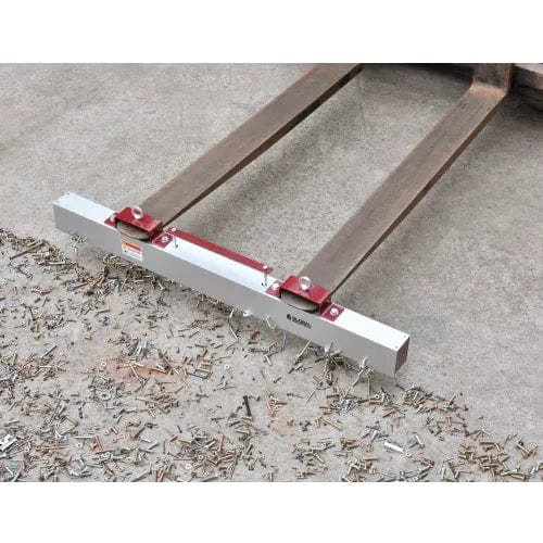 Centerline Dynamics Magnetic Sweepers Hang-Type Magnetic Sweeper With Forklift Hanger, 48" Cleaning Width