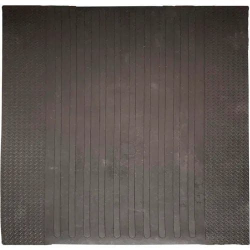Centerline Dynamics Mats & Splash Guards Global Industrial Rubber Universal Utility Mat, Black 95"L x 46"W