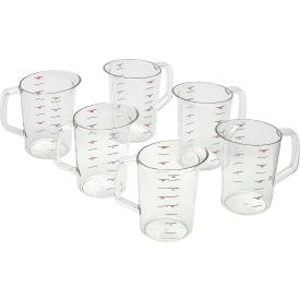 Centerline Dynamics Measuring Cup Rubbermaid Commercial FG321800, Bouncer®, 4 Quart, Clear Polycarbonate, Measuring Cup