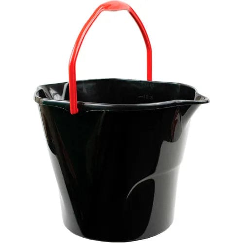 Centerline Dynamics Mops 12 Quart Utility Bucket - Black 517 - Pkg Qty 6