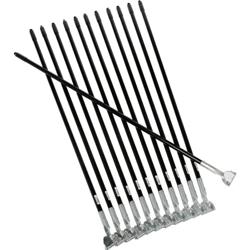 Centerline Dynamics Mops Impact® Dust Mop Handle - Steel Vinyl Coated, Black, 60", 70360 - Pkg Qty 12
