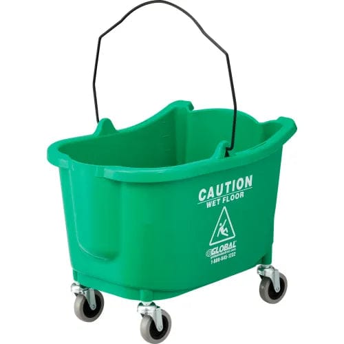 Centerline Dynamics Mops Mop Bucket And Wringer Combo 38 Qt., Down Press, Green