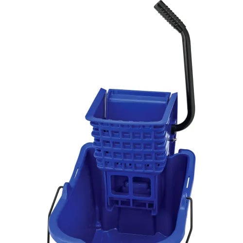 Centerline Dynamics Mops Mop Bucket And Wringer Combo 38 Qt., Side Press, Blue