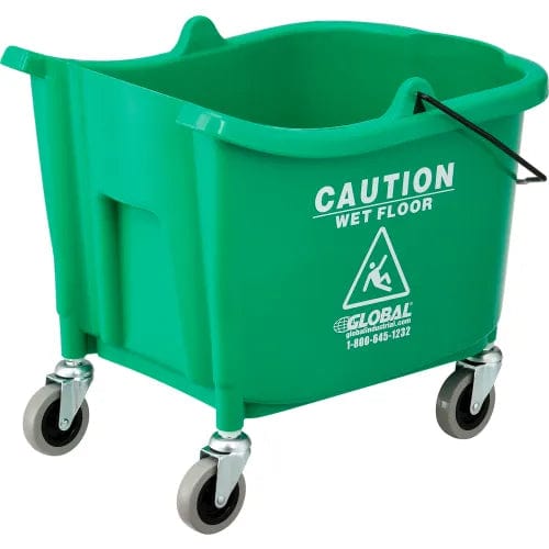 Centerline Dynamics Mops Mop Bucket And Wringer Combo 38 Qt., Side Press, Green