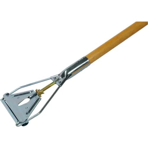 Centerline Dynamics Mops Rubbermaid Easy Change Style Mop Handle - Steel Head - 60"L - Hardwood