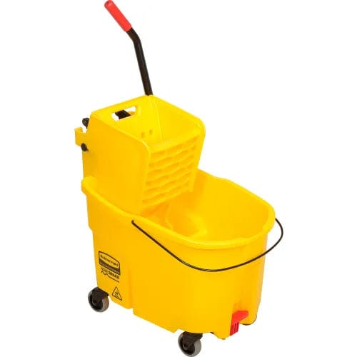 Centerline Dynamics Mops Rubbermaid WaveBrake® 2.0 Mop Bucket & Wringer Combo w/Side Pressure - 44 Qt.