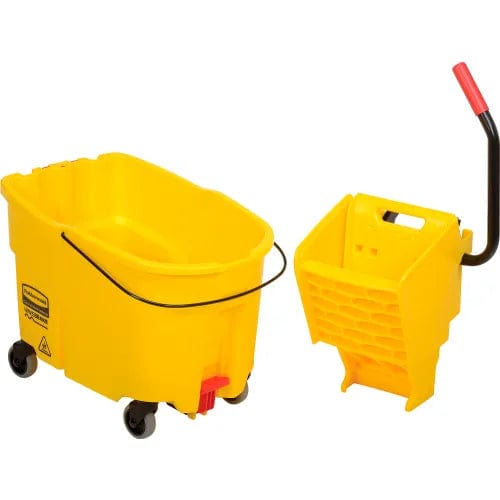 Centerline Dynamics Mops Rubbermaid WaveBrake® 2.0 Mop Bucket & Wringer Combo w/Side Pressure - 44 Qt.