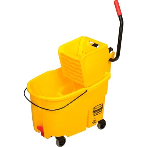 Centerline Dynamics Mops Rubbermaid WaveBrake® 2.0 Mop Bucket & Wringer Combo w/Side Pressure - 44 Qt.