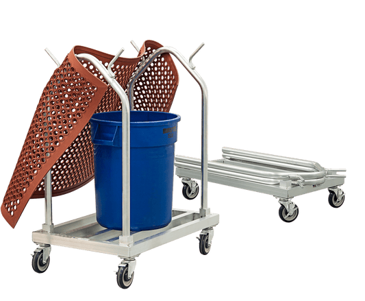 Centerline Dynamics New Age Industrial Carts New Age Industrial Knocked Down Mat Carts Model 51087