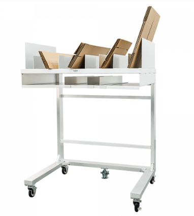 Centerline Dynamics New Age Industrial Carts New Age Industrial Packaging Stations Conveyor Box Systems Model DWG52241