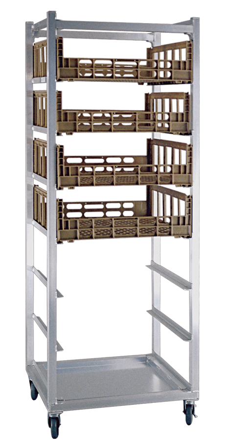 Centerline Dynamics New Age Industrial Carts New Age Industrial Produce Crisping Carts 8 Baskets Model 1316