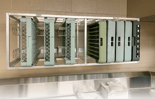 Centerline Dynamics New Age Industrial Racks New Age Industrial Wall Mount Dish Rack Holders Model 52924