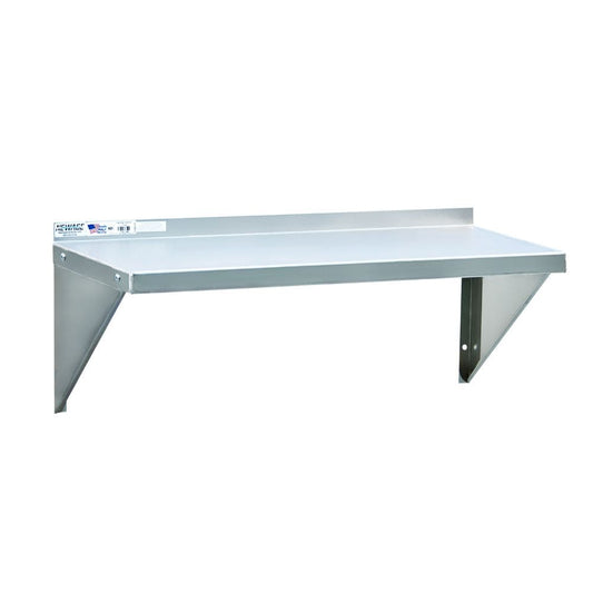 Centerline Dynamics New Age Industrial Shelving 12"W x 60"L New Age Industrial Solid Wall Shelves Model 1125, 1126, 1127