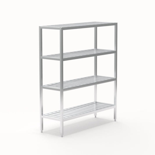Centerline Dynamics New Age Industrial Shelving 20"W x 72"H x 60"L New Age Industrial All Welded T-Bar Shelving Model 1061TB, 1062TB, 1063TB, 1064TB