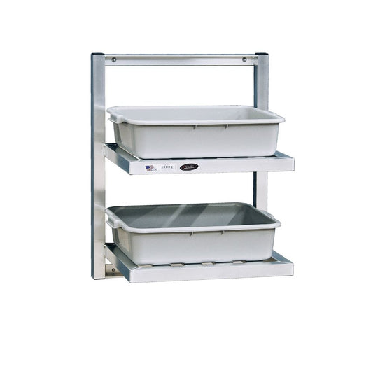 Centerline Dynamics New Age Industrial Shelving 24"L x 16"W x 30"H New Age Industrial Bus Tub Wall Shelves Model 98142, 98213, 98272, 98301
