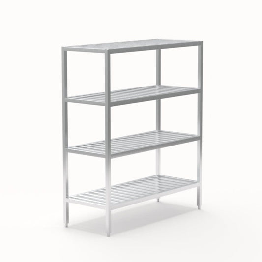 Centerline Dynamics New Age Industrial Shelving 24"W x 72"H x 60"L New Age Industrial All Welded T-Bar Shelving Model 1065TB, 1066TB, 1067TB, 1068TB