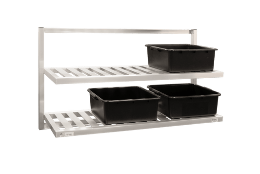 Centerline Dynamics New Age Industrial Shelving New Age Industrial Bus Tub Wall Shelves Model 98142, 98213, 98272, 98301