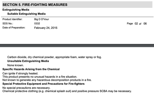 Centerline Dynamics Odor Control Big D Extra Duty D'Vour Bodily Fluid Clean-Up Kit - 173