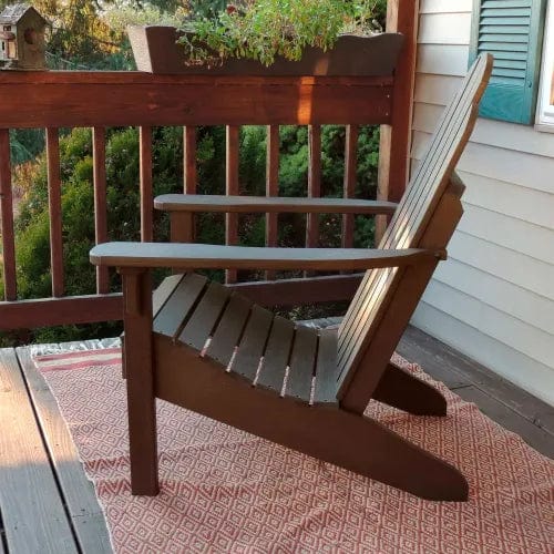 Centerline Dynamics Outdoor Seating Classic Adirondack Beach Chair - Weathered Acorn