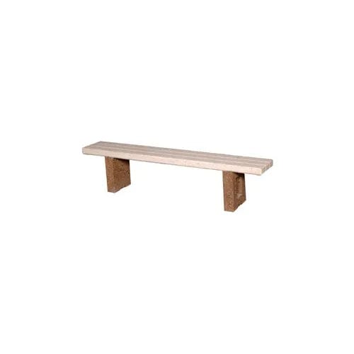 Centerline Dynamics Outdoor Seating Concrete 72" Commercial Flat Bench