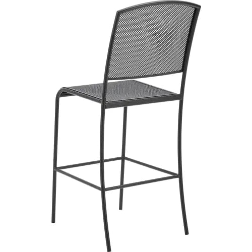Centerline Dynamics Outdoor Seating Outdoor Bar Stool, Steel Mesh, Black, 2 Pack