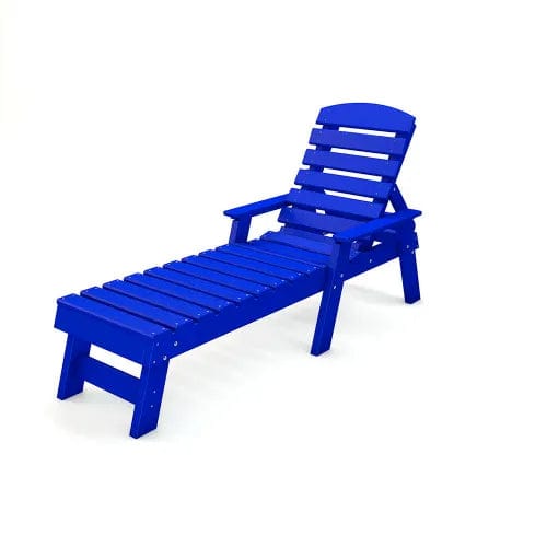 Centerline Dynamics Outdoor Seating Pensacola Chaise Lounge, Blue