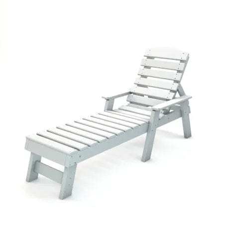 Centerline Dynamics Outdoor Seating Pensacola Chaise Lounge, White