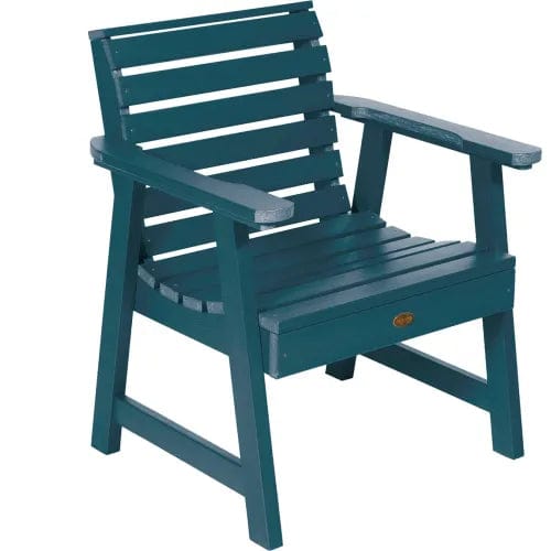 Centerline Dynamics Outdoor Seating Professional Glennville Lounge Chair, Coastal Nantucket Blue