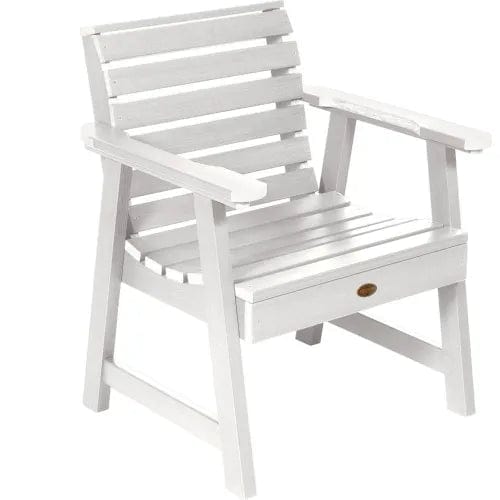 Centerline Dynamics Outdoor Seating Professional Glennville Lounge Chair, White