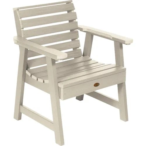 Centerline Dynamics Outdoor Seating Professional Glennville Lounge Chair, Whitewash