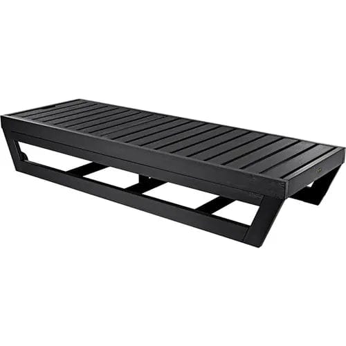 Centerline Dynamics Outdoor Seating Professional Pinehurst Chaise Lounge, Black