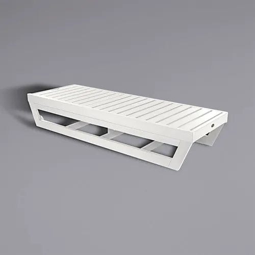 Centerline Dynamics Outdoor Seating Professional Pinehurst Chaise Lounge, White