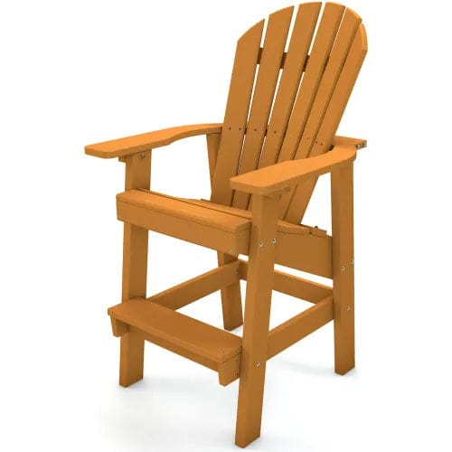 Centerline Dynamics Outdoor Seating Recycled Plastic Clearwater Adirondack Chair, Cedar