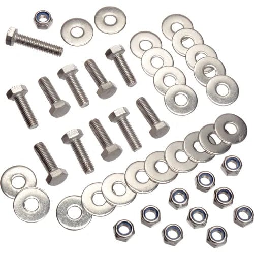 Centerline Dynamics Outdoor Seating Replacement Hardware for Base & 72" & 96" Steel Bench w/ Back Rest