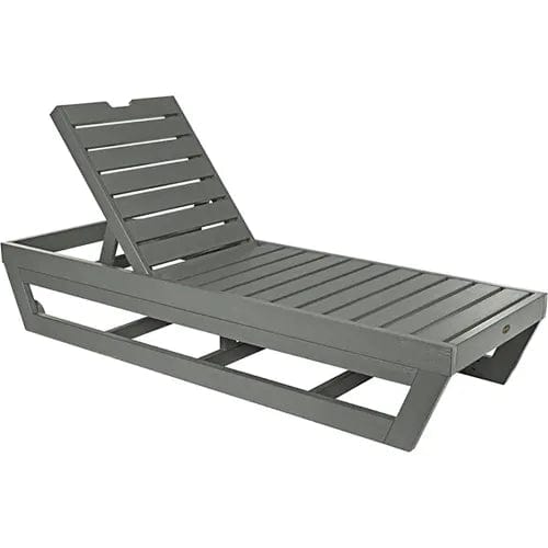 Centerline Dynamics Outdoor Seating Sequoia Professional Pinehurst Chaise Lounge, Coastal Teak