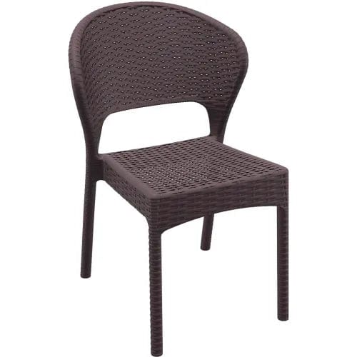 Centerline Dynamics Outdoor Seating Siesta Daytona Extendable 5 Piece Outdoor Dining Set, 39-3/8"W x 29-1/2"H Table, Brown