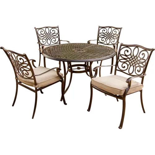 Centerline Dynamics Outdoor Seating Traditions 5 Piece Outdoor Dining Set