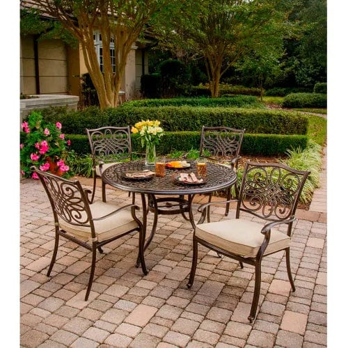 Centerline Dynamics Outdoor Seating Traditions 5 Piece Outdoor Dining Set