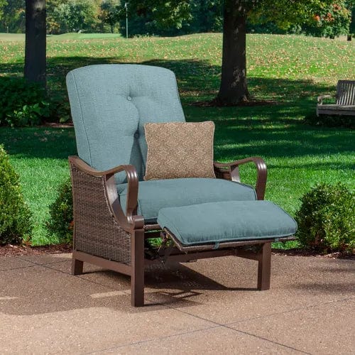 Centerline Dynamics Outdoor Seating Ventura Outdoor Luxury Recliner, Ocean Blue